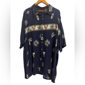 Red Macaw Trading Co Men’s Hawaiian Shirt size XXXLT